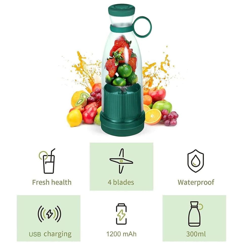 Electric Portable Mini Juicer Bottle - Quik O Mart