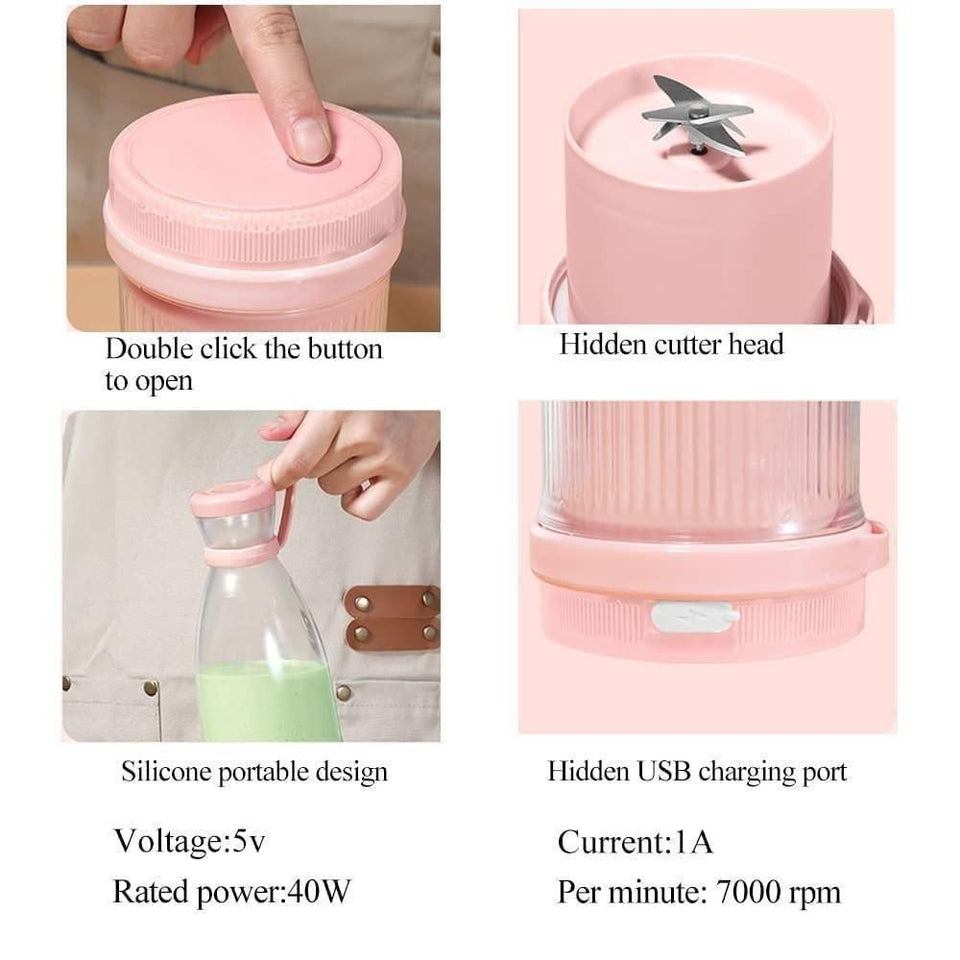 Electric Portable Mini Juicer Bottle - Quik O Mart