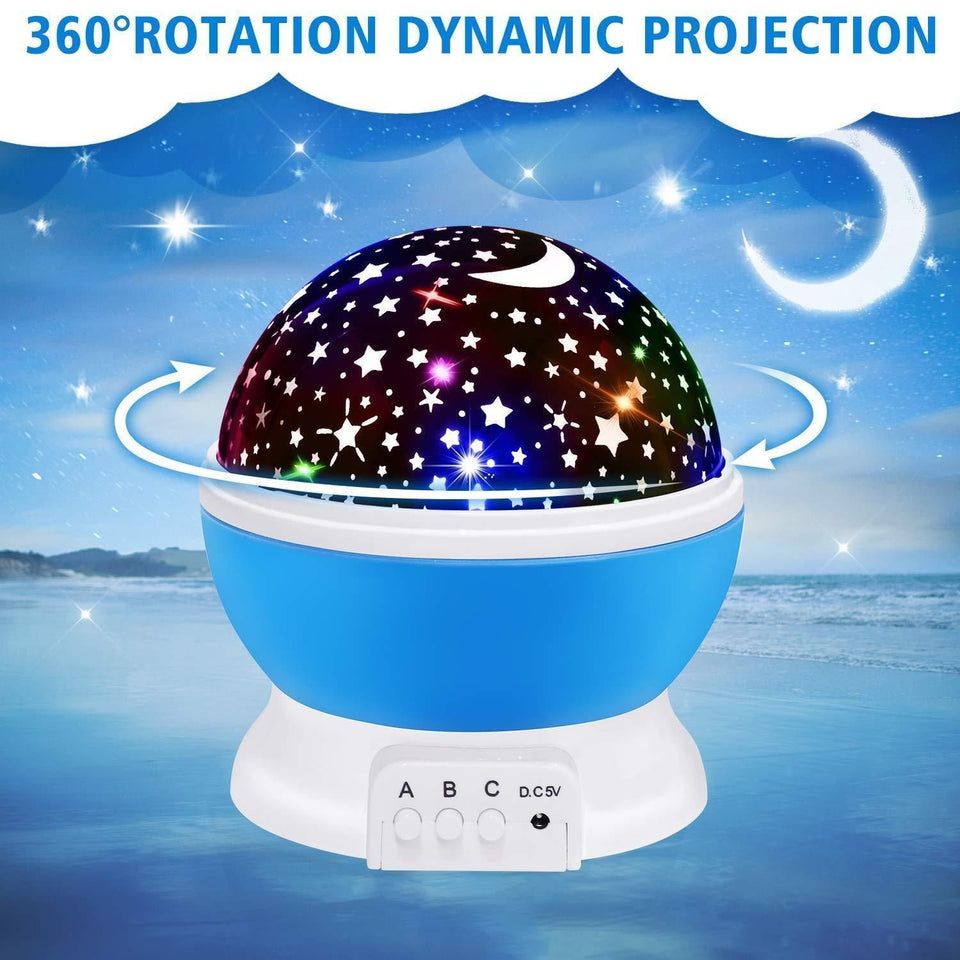Star Master Dream Color Changing Rotating Projection Lamp - Quik O Mart