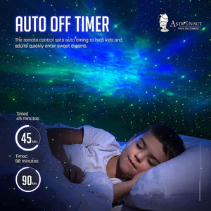 Astronaut Galaxy Projector - 360 Magnetic Head Rotation, Remote Control - Quik O Mart