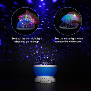 Star Master Dream Color Changing Rotating Projection Lamp - Quik O Mart