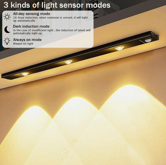 LED PIR Motion Sensor Cabinet  With USB Rechargeble - Quik O Mart