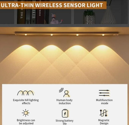 LED PIR Motion Sensor Cabinet  With USB Rechargeble - Quik O Mart
